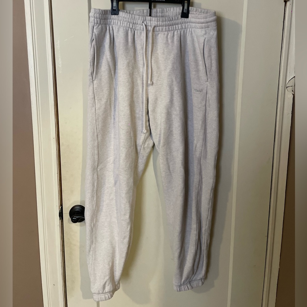 TNA Light Gray Track Joggers